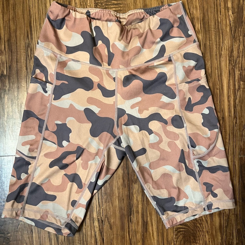 Camo Bike Shorts
